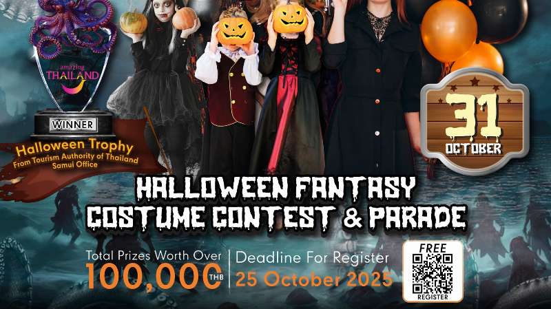 Halloween Costume & Parade 2025 at Central Samui
