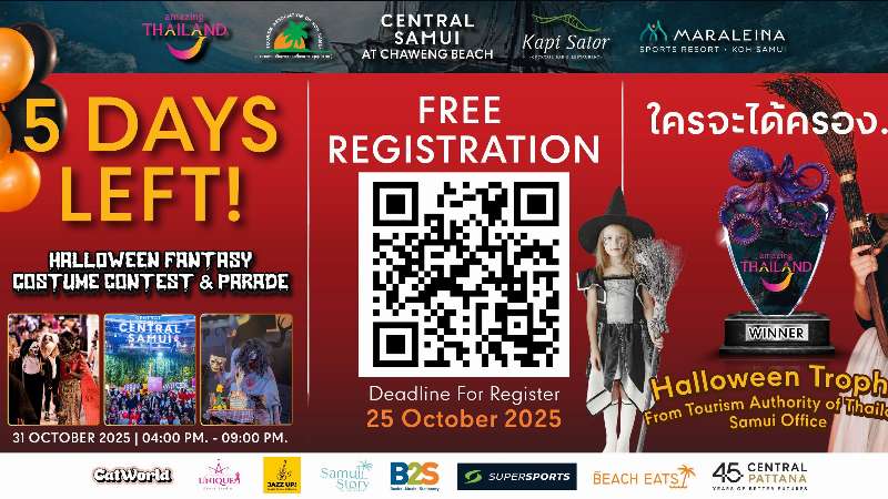 Halloween Costume & Parade 2025 at Central Samui