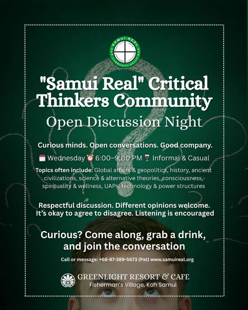 "Samui Real" Critical Thinkers Community