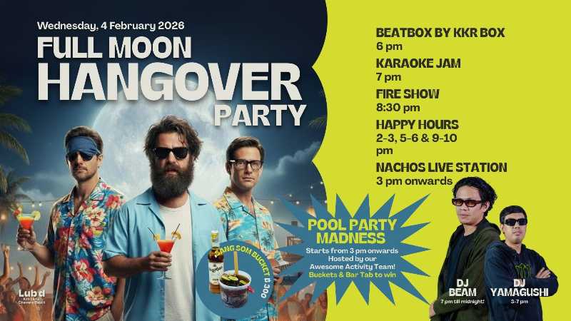 Full Moon HANGOVER Party