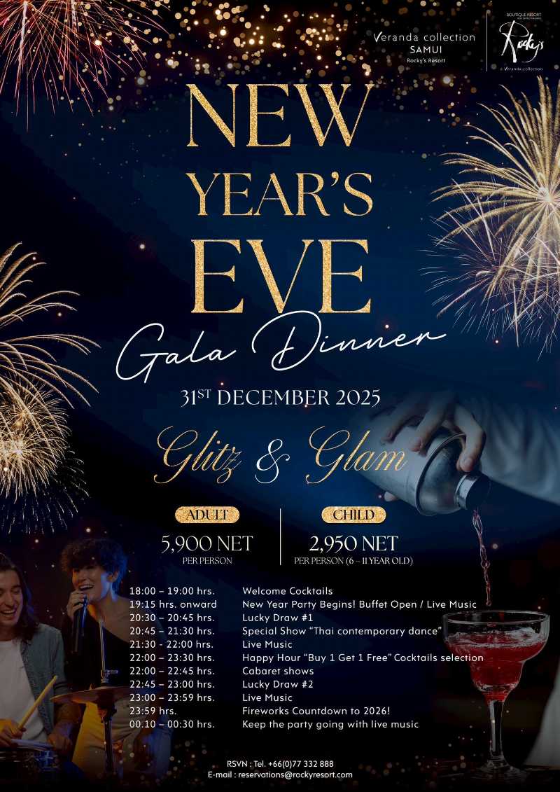 New Year’s Eve Gala Dinner