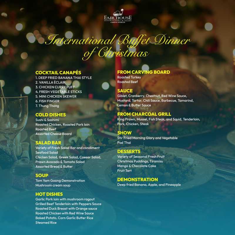 XMAS Wonderland Christmas Dinner