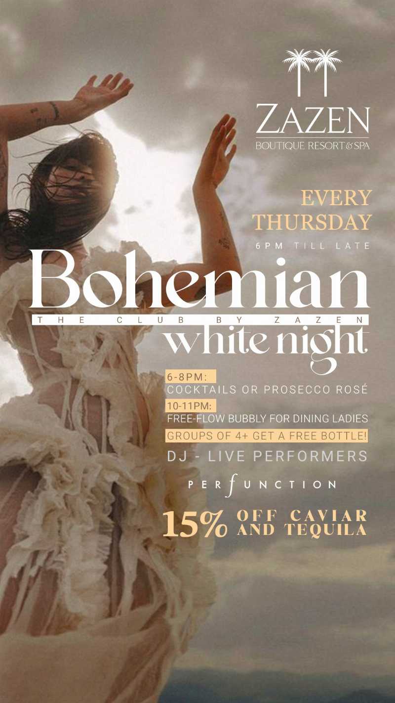 Bohemian Chic White Night