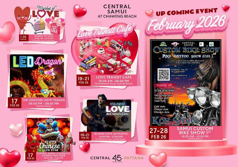 LOVE IS IN THE AIR @ CENTRAL SAMUI