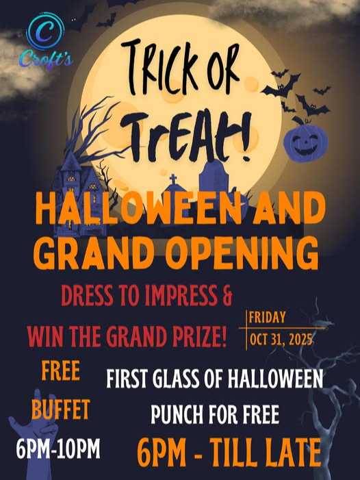 Halloween & Grand Opening Party