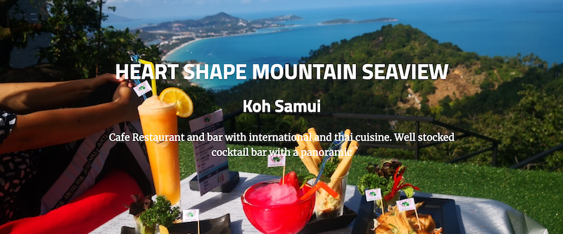 Heart Shape Mountain Seaview