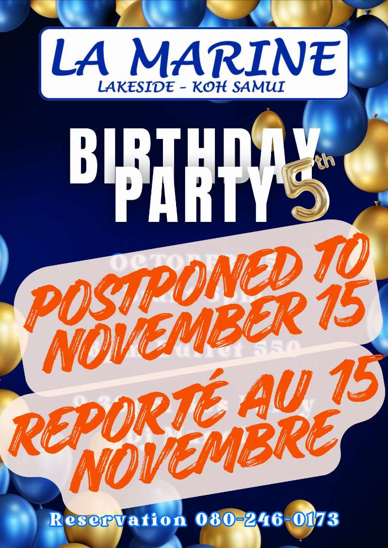 LA MARINE'S 5th BIRTHDAY