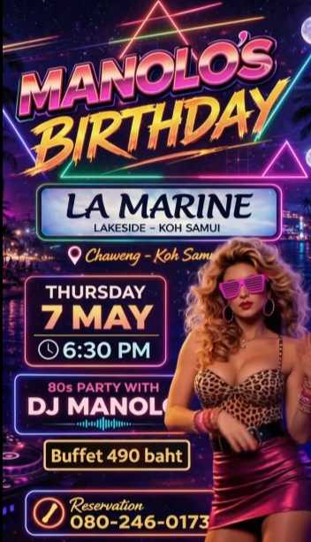MANOLO'S BIRTHDAY