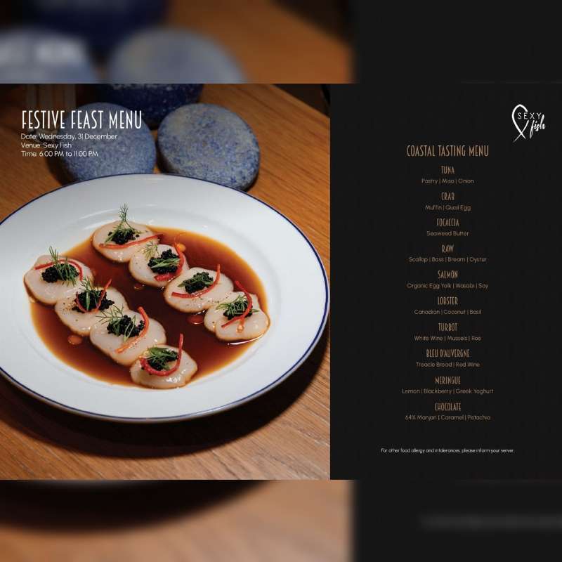 New Year's Eve Dinner @ Sexy Fish