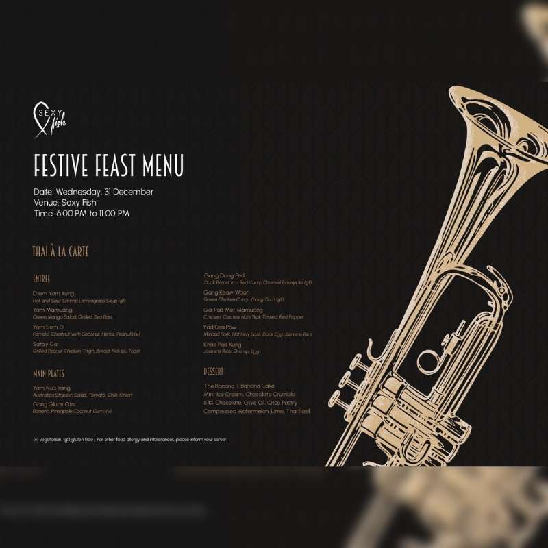 New Year's Eve Dinner @ Sexy Fish