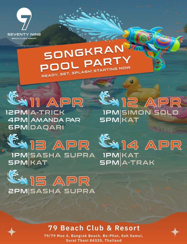 SONGKRAN POOL PARTY
