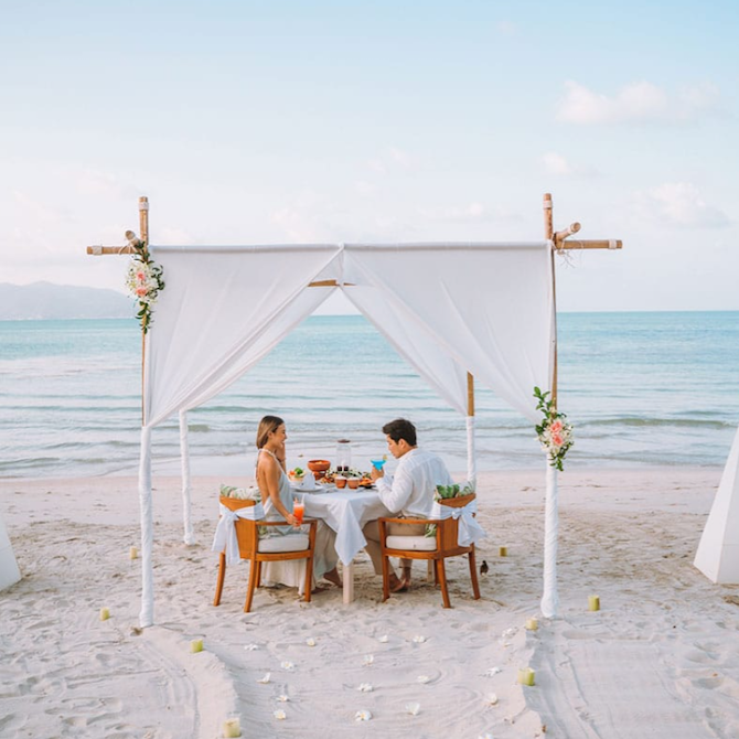 Melati Romantic beach dinner